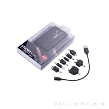 New 4000mAh Mobile Power Bank Portable External Power Bank Battery for iPhone, MP3, 4PSP